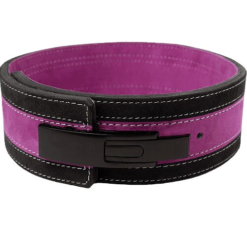 HARRIS 13MM LEVER BELT - PURPLE & BLACK - Southside Fitness